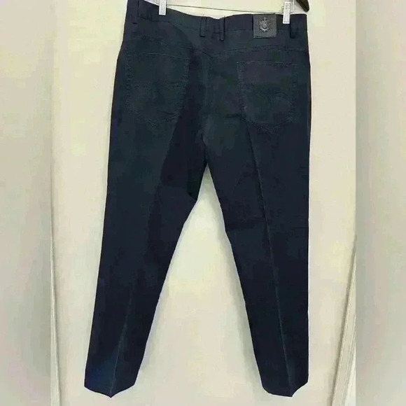 One In A Million Collection Men's Dress Pants Size 36X33 Blue Navy Straight - Picture 2 of 6